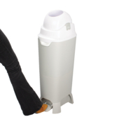 Утилізатор використаних підгузків Diaper Champ One Maxi HANDSFREE Silver (2301)