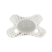 Пустушка силіконова Difrax Natural Night, світиться у темряві, 0-6 міс. (GL123) 