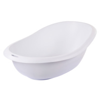 Ергономічна ванна зі зливом Bebe Confort VERSO, біла з синьою пробкою (3107201900) 