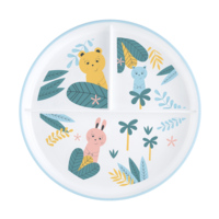 Тренувальна тарілка пластикова з відділеннями Bebe Confort Little Buddies (3105209940) 