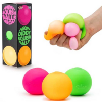 М'ячик-антистрес Tobar Скранчемс Дідді, неоновий, 3 шт. (39999) 