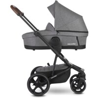 Комплект Easywalker Harvey3 Full Premium Diamond Grey: прогулянковий візок + люлька (691388691389)