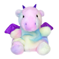 М'яка іграшка Aurora Palm Pals Дракон, веселковий, 15 см (220688D) 