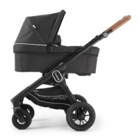Коляска Emmaljunga NXT Lounge Black: прогулянковий блок, люлька, шасі (90072/691075/691077)