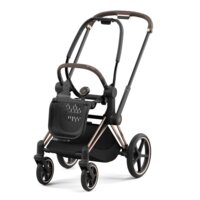 Коляска 2 в 1 Cybex Priam Sepia Black, шасси Rosegold (799733337)