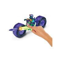 TMNT Бойовий транспорт серії Еволюція Черепашок-Ніндзя МОТОЦИКЛ СТЕЛС та екскливна фігурка ДОНАТЕЛЛО