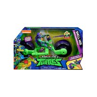 TMNT Бойовий транспорт серії Еволюція Черепашок-Ніндзя МОТОЦИКЛ СТЕЛС та екскливна фігурка ДОНАТЕЛЛО