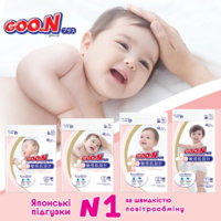 Підгузки GOO.N Plus для новонароджених до 5 кг, розмір NB, 76 шт. (21000626)