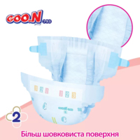 Подгузники Goo.N Plus Размер S, 4-8 кг, 70 ед. (21000627)