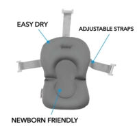 Раскладная ванна с вкладышем для купания Twistshake Pastel Grey (78538)