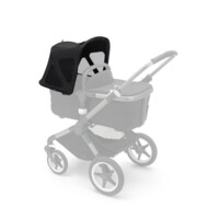 Літній капюшон для коляски Bugaboo Fox 5/Cameleon 3/Lynx Breezy MIDNIGHT BLACK, чорний (100221003)