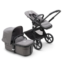 Універсальна коляска 2 в 1 Bugaboo Fox5 Black/Grey Melange (100051054)