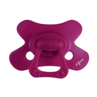 Пустушка силіконова Difrax Natural Uni, 12+ міс., малиновий (UN804 Wildberry) 