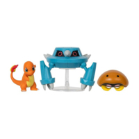 Набір ігрових фігурок Pokemon W17 Кабуто, Чармандер, Метанг (PKW3052) 