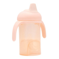 Чашка-непроливайка Difrax Non-Spill Sippy Cup Soft із силіконовим носиком, 250 мл, рожевий (704 Blossom) 