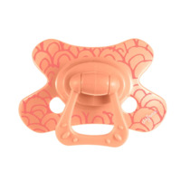 Пустушка силіконова Difrax Natural, 12+ міс., персиковий (804 Peachy_arches) 