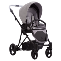 Коляска 2в1 Bebetto Yoddi Pro 02, сірий (503.40.23.P02)