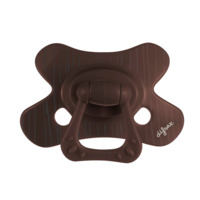 Пустушка силіконова Difrax Natural, 20+ міс., шоколадний (803 Chocolate_lines) 
