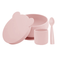 Силіконовий набір для годування MinikOiOi BLW Set I Pinky Pink (101070055) 