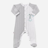 Комбінезон (чоловічок) Софія Зайчик ловить зірку, сірий, розмір 62 (2002019142649) 