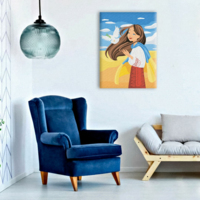 Картина за номерами ZiBi Вільна Україна, Василик Марія, 40 х 50 см (ZB.64045)