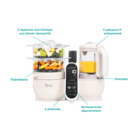 Пароварка-блендер Babymoov Nutribaby+ Beige (A001135)