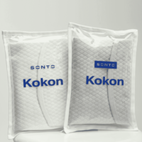 Вологостійке простирадло до матраца Sonto Kokon, сірий (0015)