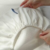 Вологостійке простирадло до матраца Sonto Kokon, сірий (0015)