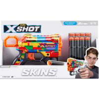 Скорострельный бластер X-Shot Skins Menace Striper (36515N)