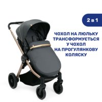 Коляска 2 в 1 Chicco Best Friend Pro Light City Map Re-Lux (79866.57.04)