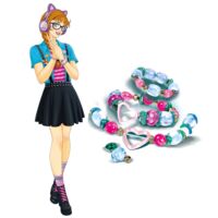 Набір для творчості Clementoni "Mineral Jewels", серія "Crazy Chic" (18580)