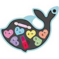 Дитячий набір косметики для макіяжу Clementoni "Lovely Make Up. Dolphin", серія "Crazy Chic" (18630)