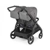  Коляска Peg-Perego Book for Two Quarz, сіра (IP05280000GL53) 