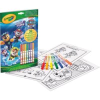 Розмальовка Crayola Paw Patrol, 32 сторінки та 7 фломастерів (04-6918-M) 
