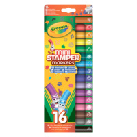 Набір міні-фломастерів Crayola зі штампами, 16 шт. (58-8741) 