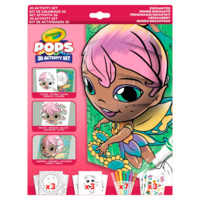 Набір для творчості Crayola POPS 3D Чарівний світ з 7 фломастерами (04-2801) 