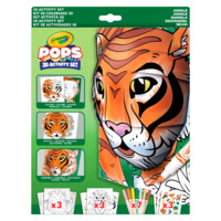 Набір для творчості Crayola POPS 3D Тварини з 7 фломастерами (04-2802) 