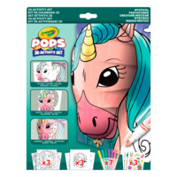 Набір для творчості Crayola POPS 3D Містичні створіння з 7 фломастерами (04-2803) 