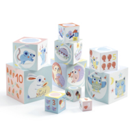Кубики-пірамідка DJECO Милі звірята (DJ06103) 