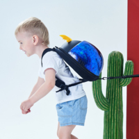 Рюкзак Supercute Жук, фіолетовий з золотим (SF109)