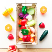 Игровой набор для двоих Battat Lite Овощи-фрукты на липучках (BT2534Z)