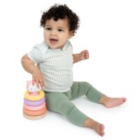 Іграшка-пірамідка Ingenuity "Cutie Stacks - Nally" (16880)