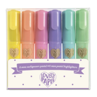 Набор пастельных мини-маркеров Djeco, 6 шт. (DD03754) 