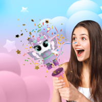 Набор с фигуркой Unicones Teenies Единорог с сюрпризом (1236)