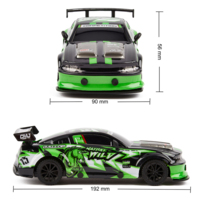 Автомобіль KS Drive на радіокеруванні Road Rebels 1:24, зелений (18599OB)