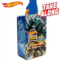Металевий контейнер для зберігання машинок серії "Monster Trucks" Hot Wheels (HWCC21)