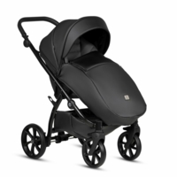 Універсальна коляска 2 в 1 TUTIS Uno5+ Leather collection Jet Black (1402699)