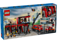 Конструктор LEGO City Пожежне депо з пожежною машиною (60414)