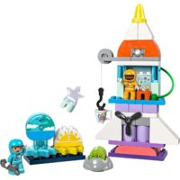 Конструктор LEGO DUPLO Пригоди на космічному шатлі 3-в-1 (10422)