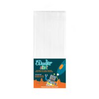 Набір стрижнів для 3D-ручки 3Doodler Start, білий, 24 шт. (3DS-ECO01-WHITE-24) 